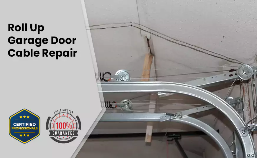 Roll Up Garage Door Cable Repair in Parkland, FL